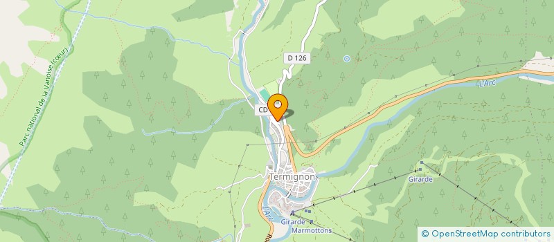 localisation de l'entreprise MONSIEUR GUILLAUME ROSAZ  VAL-CENIS