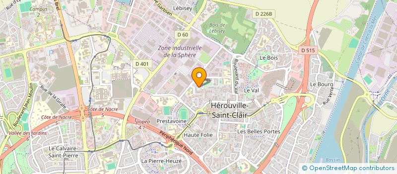 localisation de l'entreprise MONSIEUR GUILLAUME ROSE  HEROUVILLE-SAINT-CLAIR