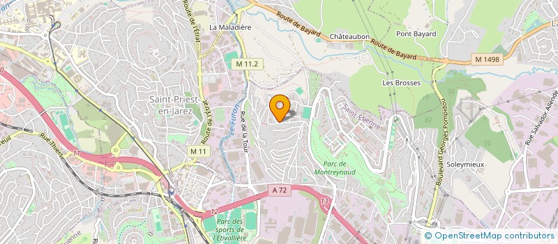 localisation de l'entreprise MONSIEUR GUILLAUME ROSETTE  SAINT-ETIENNE