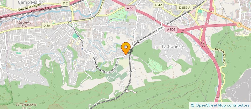 localisation de l'entreprise MONSIEUR GUILLAUME ROSSO  AUBAGNE