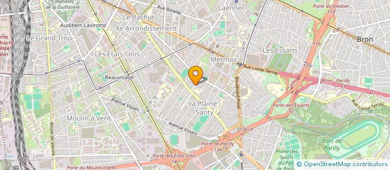 localisation de l'entreprise MONSIEUR GUILLAUME ROUCHEL  CHASSIEU