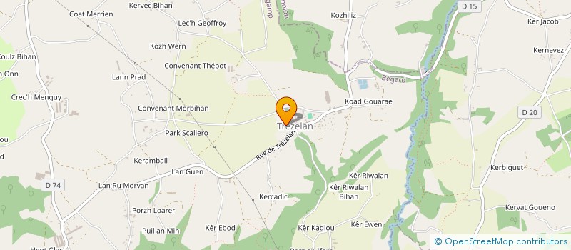 localisation de l'entreprise MONSIEUR GUILLAUME ROUDOT  BEGARD