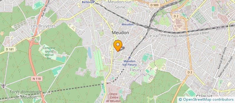 localisation de l'entreprise MONSIEUR GUILLAUME ROUGERIE  MEUDON