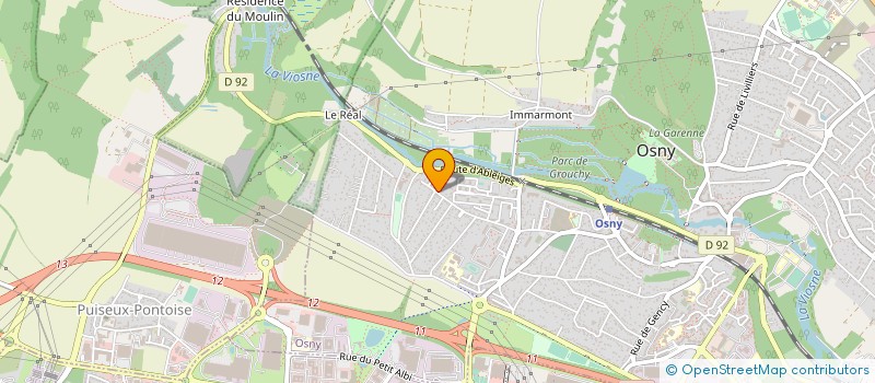 localisation de l'entreprise MONSIEUR GUILLAUME ROUGET  OSNY