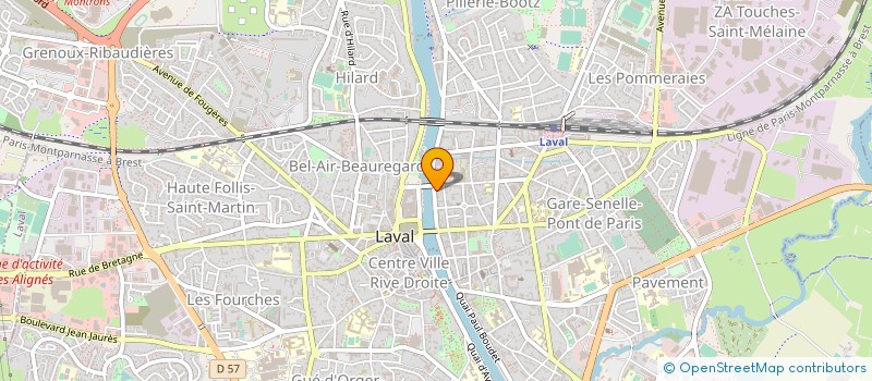 localisation de l'entreprise MONSIEUR GUILLAUME ROUIL à LAVAL