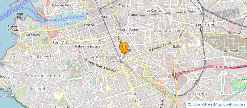 localisation de l'entreprise MONSIEUR GUILLAUME ROULEAU  MARSEILLE