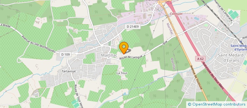 localisation de l'entreprise MONSIEUR GUILLAUME ROUMEGOUX  MARTILLAC