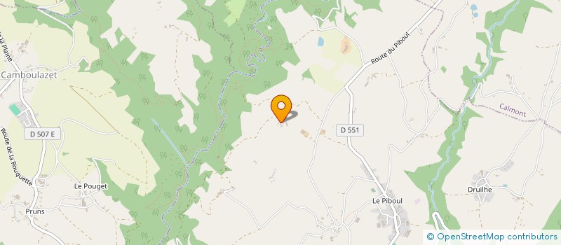 localisation de l'entreprise MONSIEUR GUILLAUME ROUS  SAINTE-JULIETTE-SUR-VIAUR