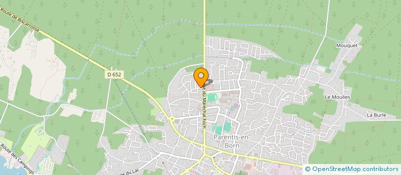 localisation de l'entreprise MONSIEUR GUILLAUME ROUSSARIE  PARENTIS-EN-BORN