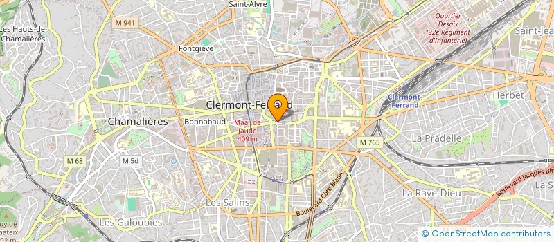 localisation de l'entreprise MONSIEUR GUILLAUME ROUSSAT à CLERMONT-FERRAND