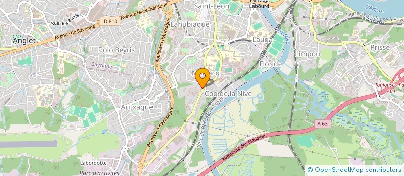 localisation de l'entreprise MONSIEUR GUILLAUME ROUSSEAUX à BAYONNE