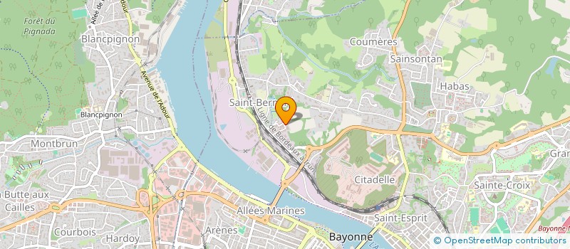 localisation de l'entreprise MONSIEUR GUILLAUME ROUSSET  BAYONNE