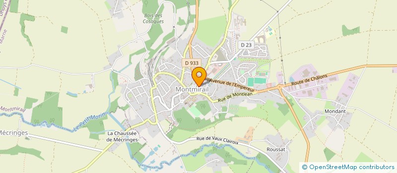 localisation de l'entreprise MONSIEUR GUILLAUME ROUSSINET  MONTMIRAIL