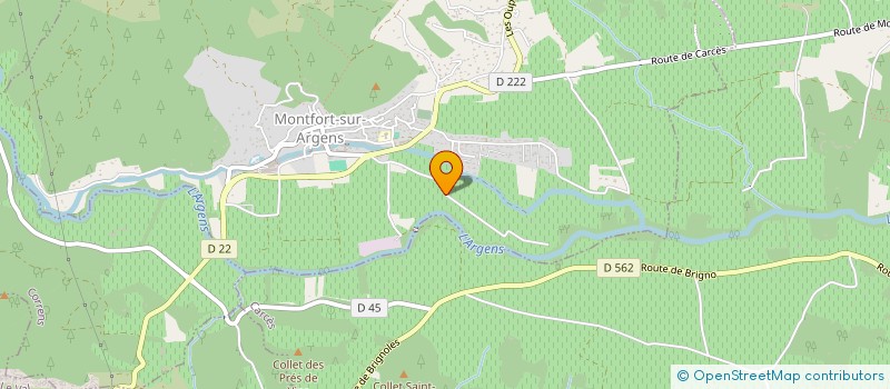 localisation de l'entreprise MONSIEUR GUILLAUME ROUSTAN  MONTFORT-SUR-ARGENS