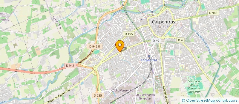 localisation de l'entreprise MONSIEUR GUILLAUME ROUVIER  CARPENTRAS