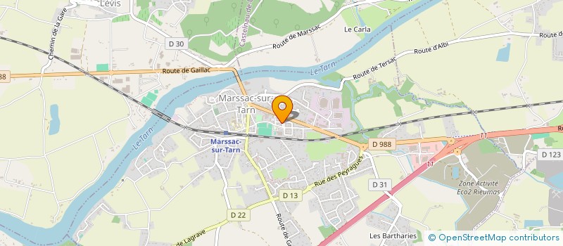 localisation de l'entreprise MONSIEUR GUILLAUME ROUVIERE à MARSSAC-SUR-TARN