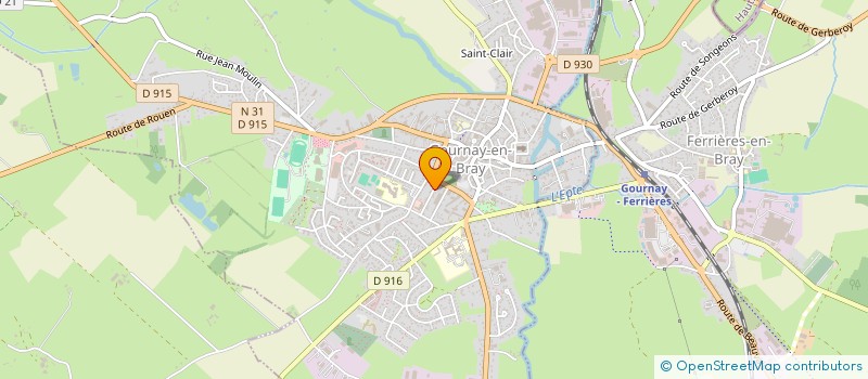 localisation de l'entreprise MONSIEUR GUILLAUME ROUZE  GOURNAY-EN-BRAY