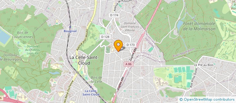 localisation de l'entreprise MONSIEUR GUILLAUME ROY  LA CELLE-SAINT-CLOUD