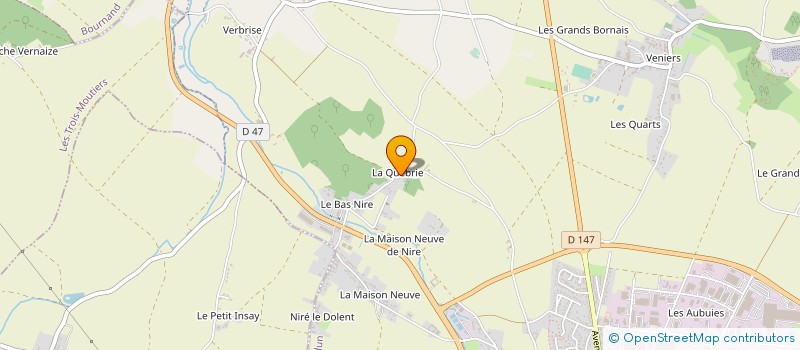localisation de l'entreprise MONSIEUR GUILLAUME ROYER à CHALAIS