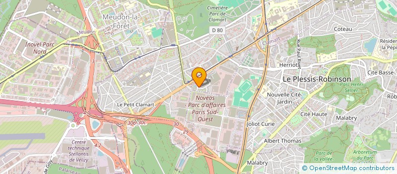 localisation de l'entreprise MONSIEUR GUILLAUME ROYER à CLAMART
