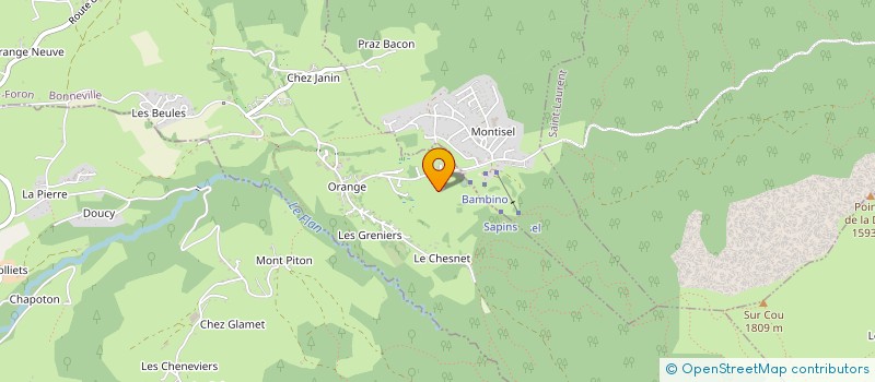 localisation de l'entreprise MONSIEUR GUILLAUME ROYER à LA ROCHE-SUR-FORON