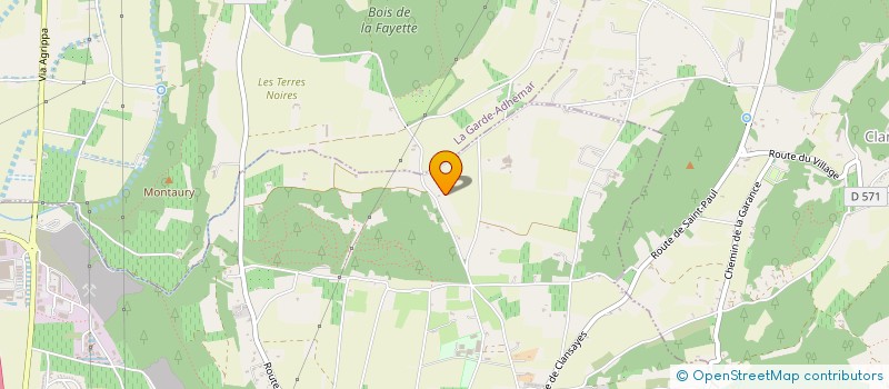 localisation de l'entreprise MONSIEUR GUILLAUME RUAS  SAINT-PAUL-TROIS-CHATEAUX