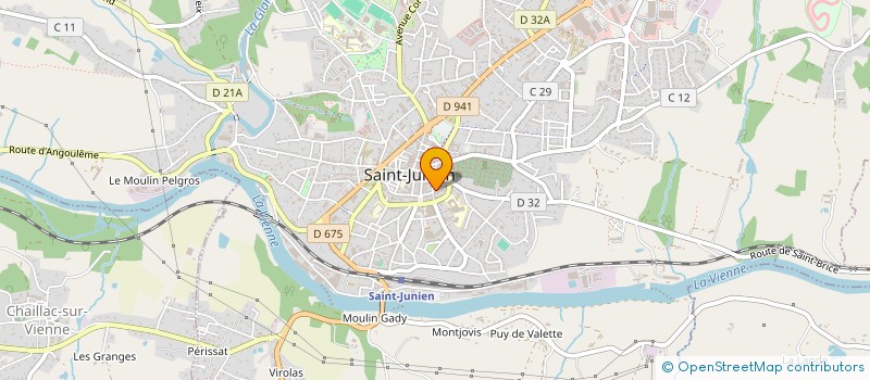 localisation de l'entreprise MONSIEUR GUILLAUME RUCHAUD à SAINT JUNIEN