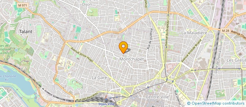 localisation de l'entreprise MONSIEUR GUILLAUME RUFIN à DIJON