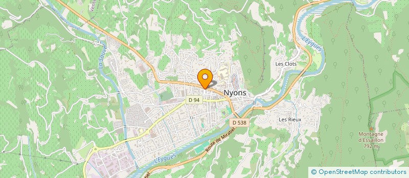 localisation de l'entreprise MONSIEUR GUILLAUME RUIN  NYONS