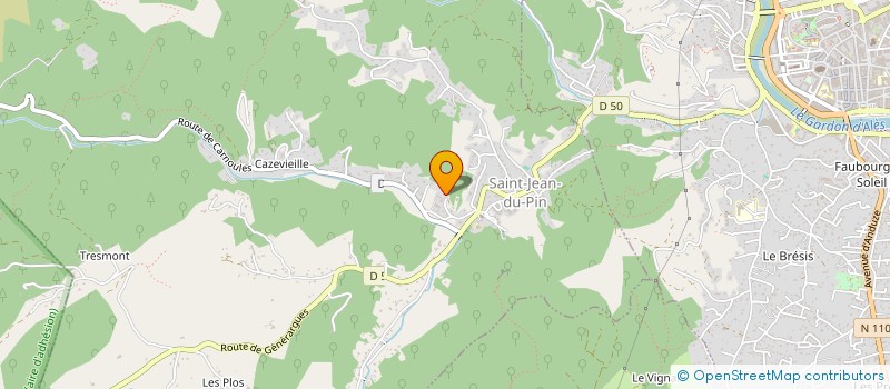 localisation de l'entreprise MONSIEUR GUILLAUME RUIZ  SAINT-JEAN-DU-PIN