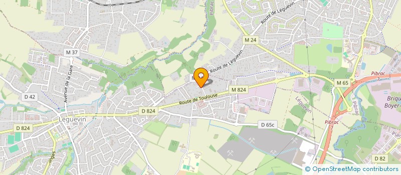 localisation de l'entreprise MONSIEUR GUILLAUME RUIZ  LEGUEVIN