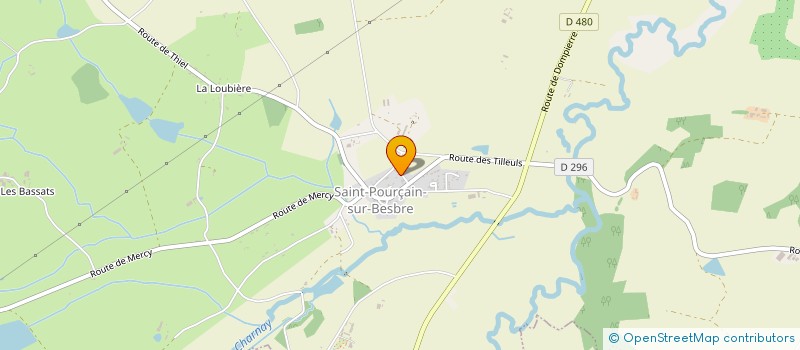 localisation de l'entreprise MONSIEUR GUILLAUME SABOT  SAINT-POURCAIN-SUR-BESBRE