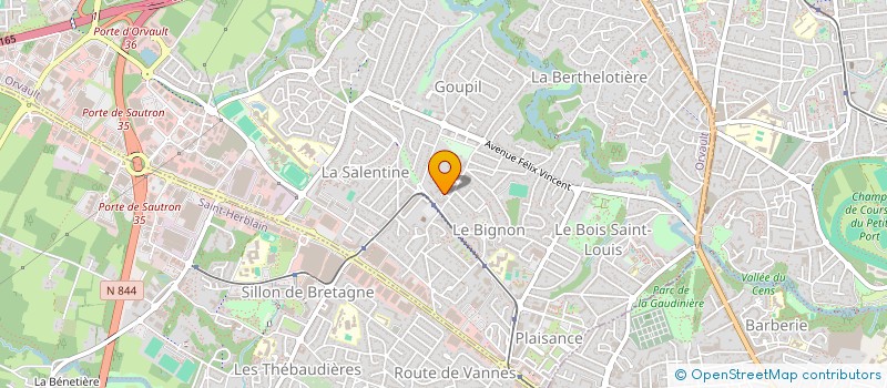 localisation de l'entreprise MONSIEUR GUILLAUME SACRE à ORVAULT