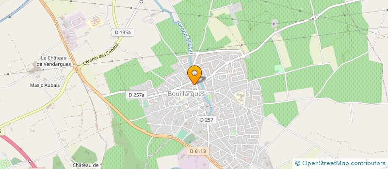 localisation de l'entreprise MONSIEUR GUILLAUME SAGNE  BOUILLARGUES