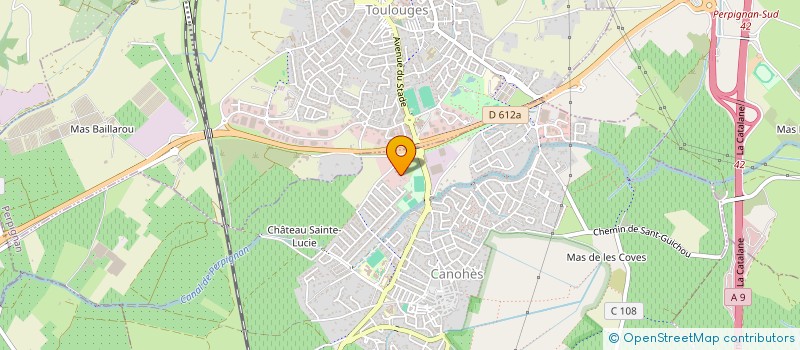 localisation de l'entreprise MONSIEUR GUILLAUME SAGNES  CANOHES