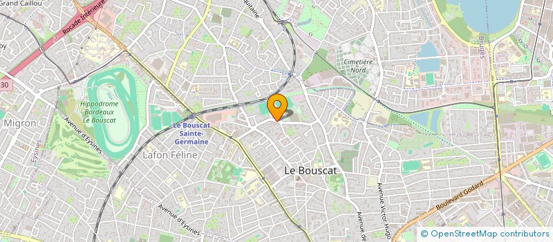 localisation de l'entreprise MONSIEUR GUILLAUME SAINT-JEAN  LE BOUSCAT