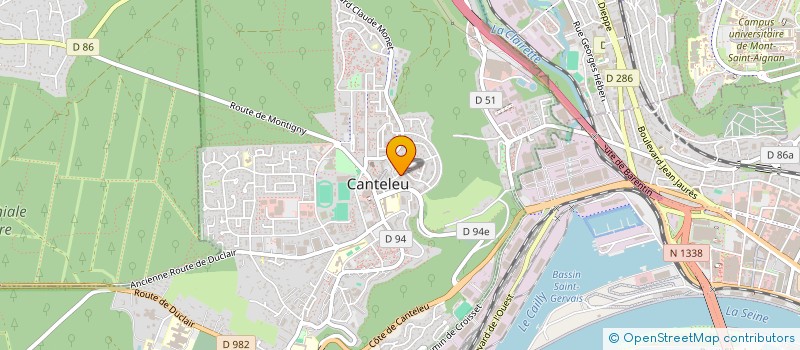 localisation de l'entreprise MONSIEUR GUILLAUME SAINT MARTIN  CANTELEU