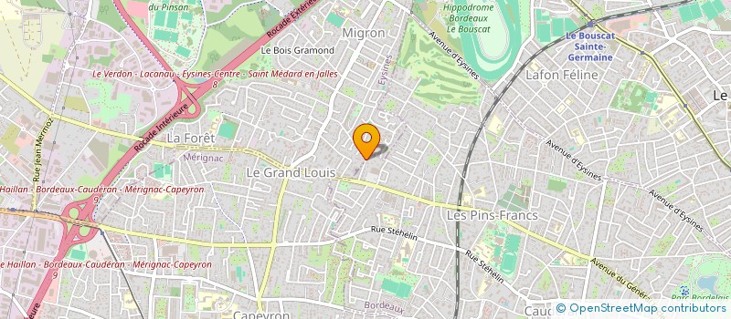 localisation de l'entreprise MONSIEUR GUILLAUME SAINT-OMER  EYSINES