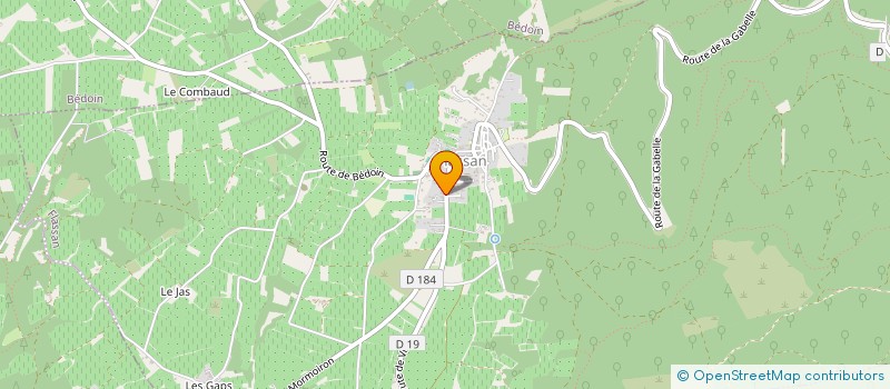 localisation de l'entreprise MONSIEUR GUILLAUME SALADIN  FLASSAN