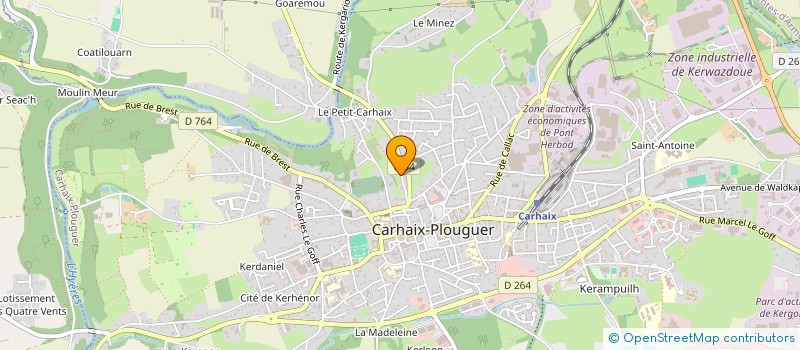 localisation de l'entreprise MONSIEUR GUILLAUME SALLES à CARHAIX-PLOUGUER