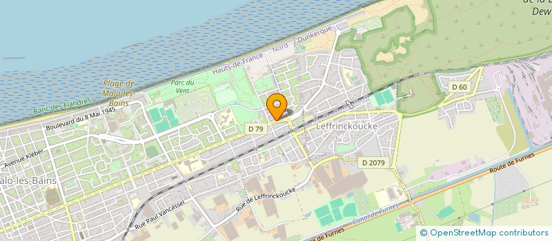 localisation de l'entreprise MONSIEUR GUILLAUME SALOMEZ à DUNKERQUE