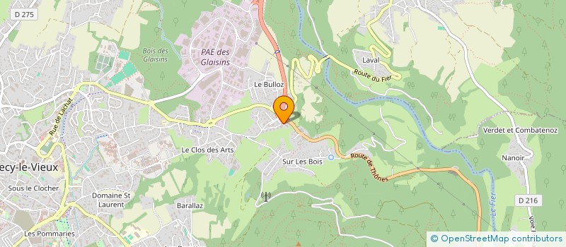 localisation de l'entreprise MONSIEUR GUILLAUME SAMOULLIER  ANNECY