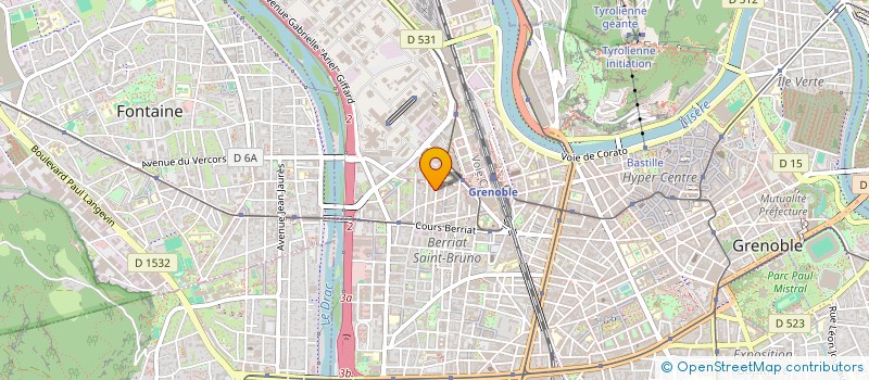 localisation de l'entreprise MONSIEUR GUILLAUME SANCHEZ  GRENOBLE