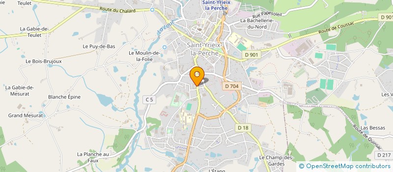 localisation de l'entreprise MONSIEUR GUILLAUME SANDEMOY à SAINT-YRIEIX-LA-PERCHE
