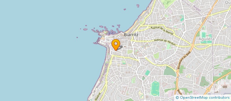 localisation de l'entreprise MONSIEUR GUILLAUME SANTIN à BIARRITZ