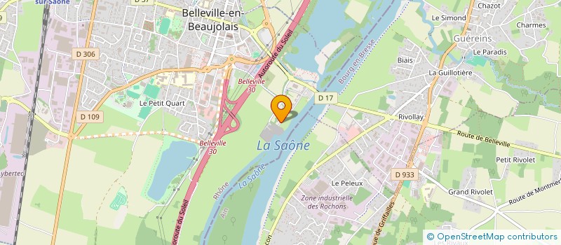 localisation de l'entreprise MONSIEUR GUILLAUME SAPIN  VILLEFRANCHE-SUR-SAONE