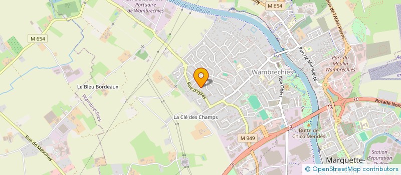 localisation de l'entreprise MONSIEUR GUILLAUME SARRATO  COMINES