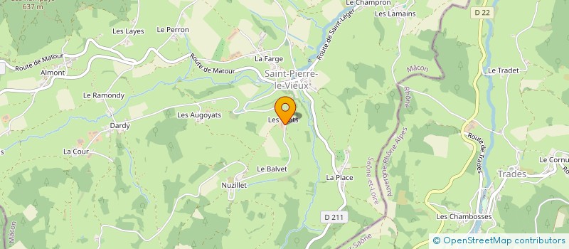 localisation de l'entreprise MONSIEUR GUILLAUME SARRY à SAINT-PIERRE-LE-VIEUX