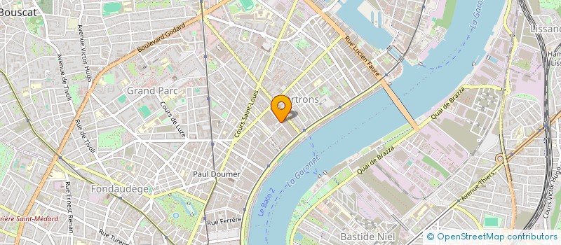 localisation de l'entreprise MONSIEUR GUILLAUME SARTORY  BORDEAUX