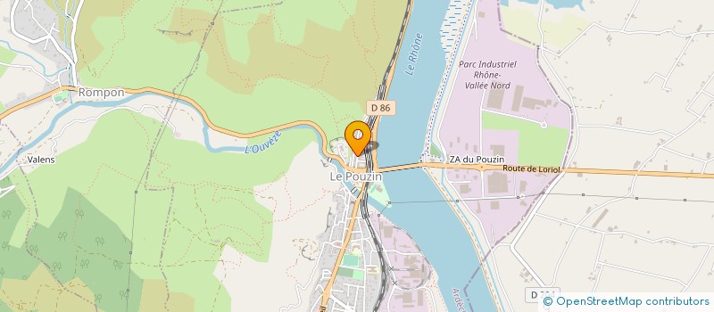 localisation de l'entreprise MONSIEUR GUILLAUME SARTRE  LE POUZIN